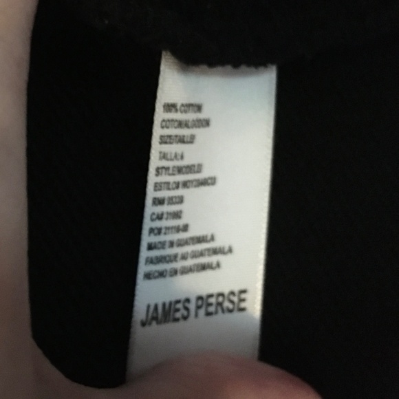 James Perse Shawl Collar Cardigan in Black - Picture 4 of 5